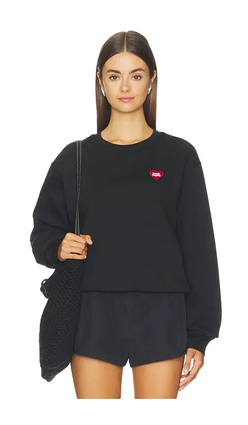 Favorite Daughter The Favorite Daughter Heart Sweater | Image 1 Favorite Daughter The Favorite Daughter Heart Sweater | Image 1