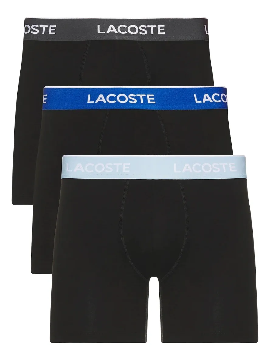 Lacoste 3-Pack Boxer Briefs
