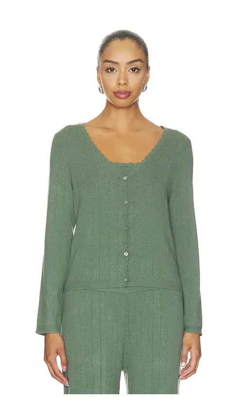 Eberjey Pointelle Cardigan | Thumbnail 2