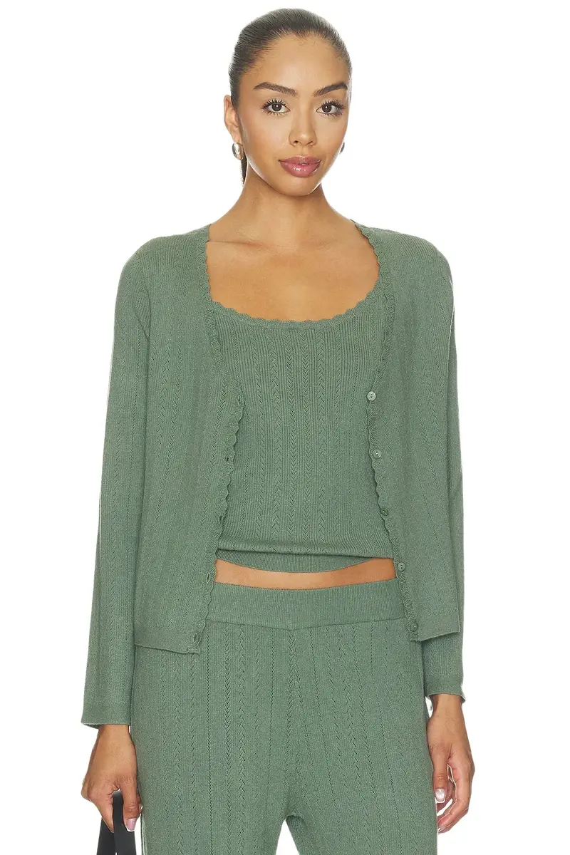 Pointelle Cardigan