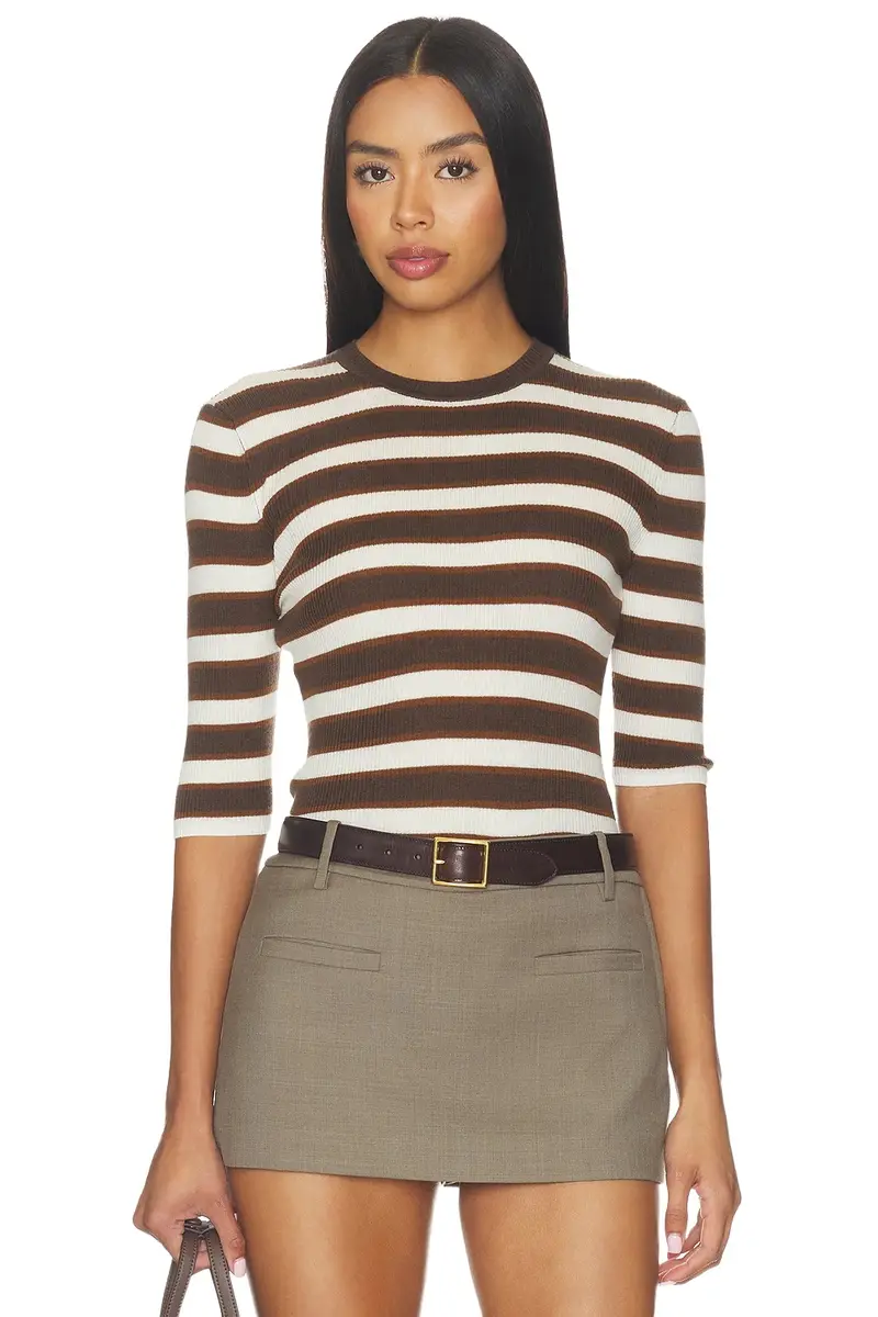 The Amelia Crewneck Top The Amelia Crewneck Top
