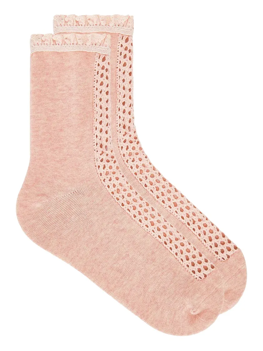 Free People Rubies Crochet Socks