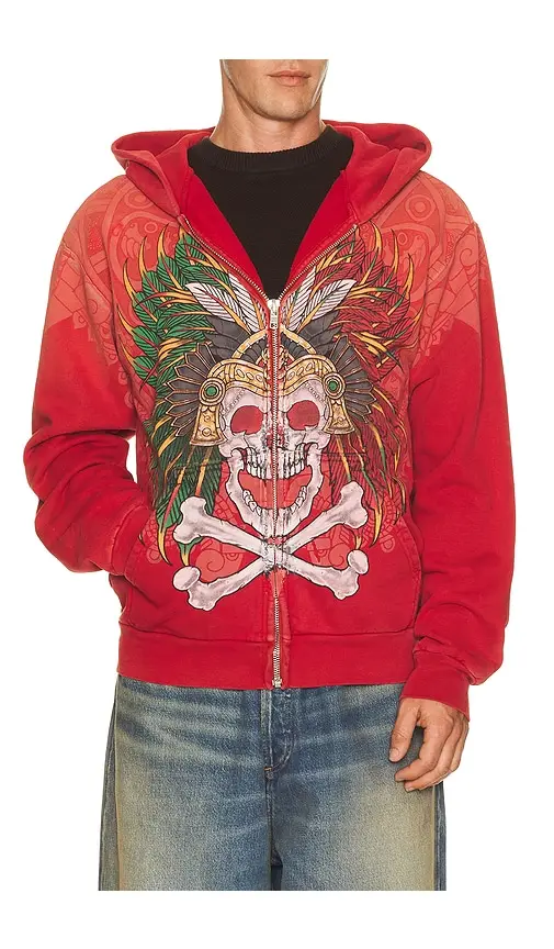 Affliction x Fuerza Immortal Zip Hoodie | Image 1 Affliction x Fuerza Immortal Zip Hoodie | Image 1