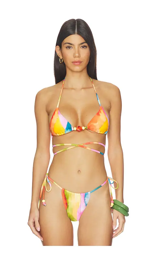 villa fresca Norah Triangle Bikini Top | Image 1 villa fresca Norah Triangle Bikini Top | Image 1