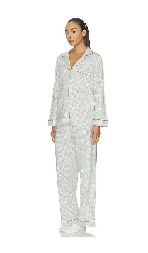 Eberjey Gisele Printed Long Pajama Set | Thumbnail 2 Eberjey Gisele Printed Long Pajama Set | Thumbnail 2