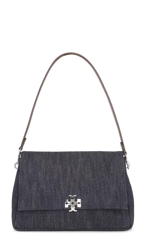 Tory Burch Charlie Denim Shoulder Bag | Thumbnail 2 Tory Burch Charlie Denim Shoulder Bag | Thumbnail 2