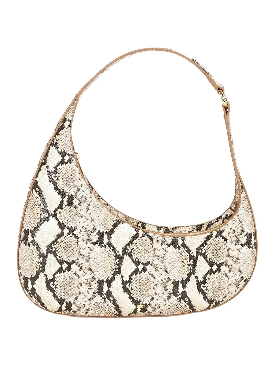 JW PEI Harlee Snake Embossed Shoulder Bag