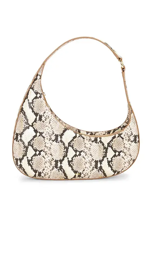 JW PEI Harlee Snake Embossed Shoulder Bag | Image 1 JW PEI Harlee Snake Embossed Shoulder Bag | Image 1