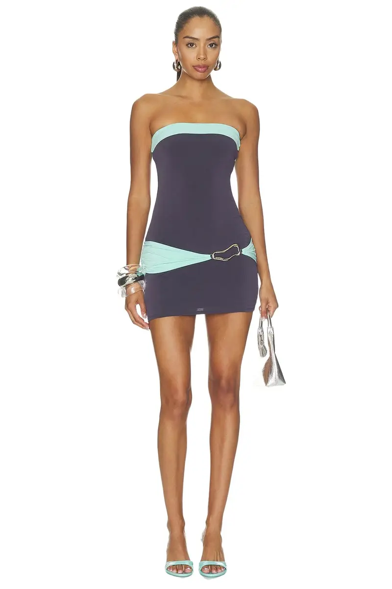 Tiger Mist Eos Color Blocked Mini Dress