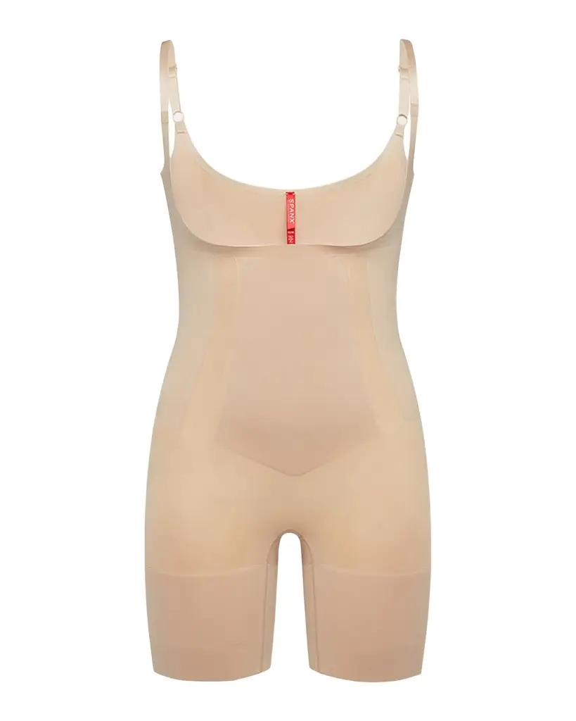 Spanx SPANXsculpt OnCore Open-Bust Mid-Thigh Bodysuit | Image 1 Spanx SPANXsculpt OnCore Open-Bust Mid-Thigh Bodysuit | Image 1