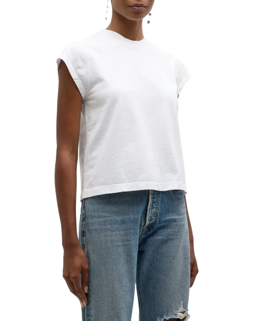 AGOLDE Bryce Cap Sleeve Tee | Image 1 AGOLDE Bryce Cap Sleeve Tee | Image 1
