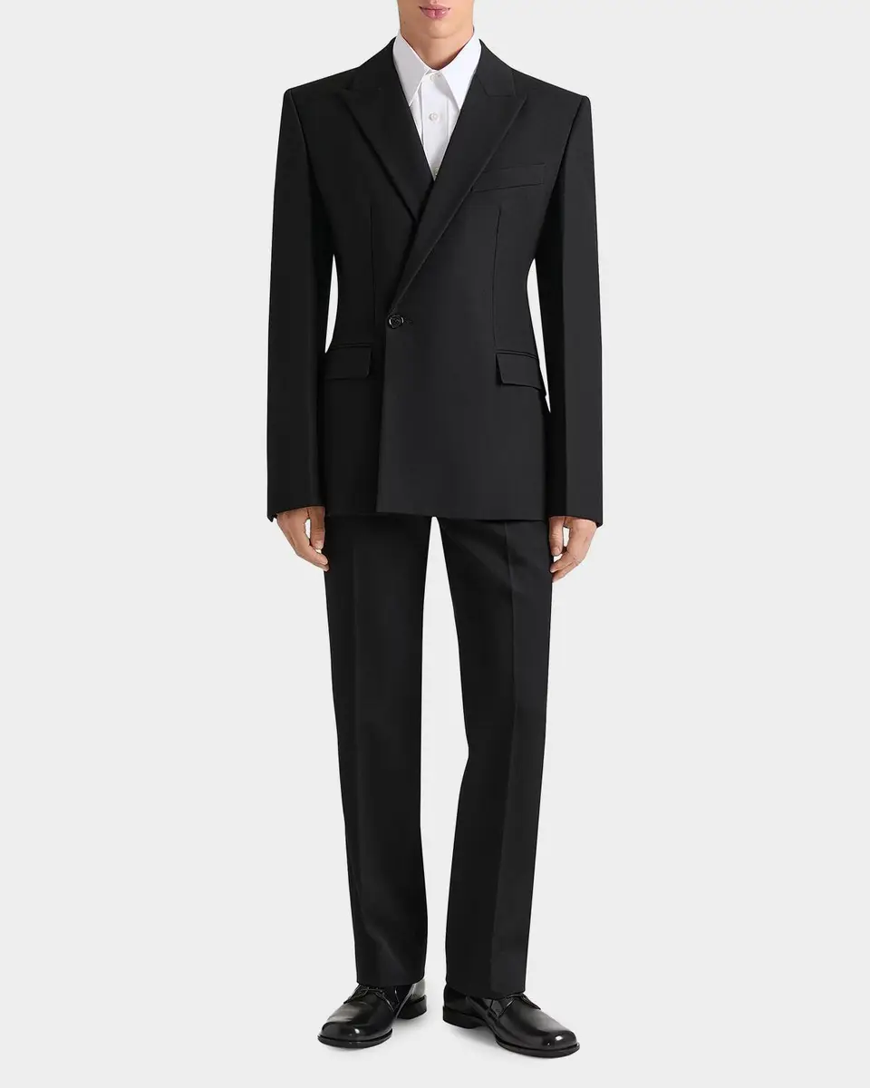 Givenchy Wool Straight-Leg Tailored Trousers | Thumbnail 2 Givenchy Wool Straight-Leg Tailored Trousers | Thumbnail 2