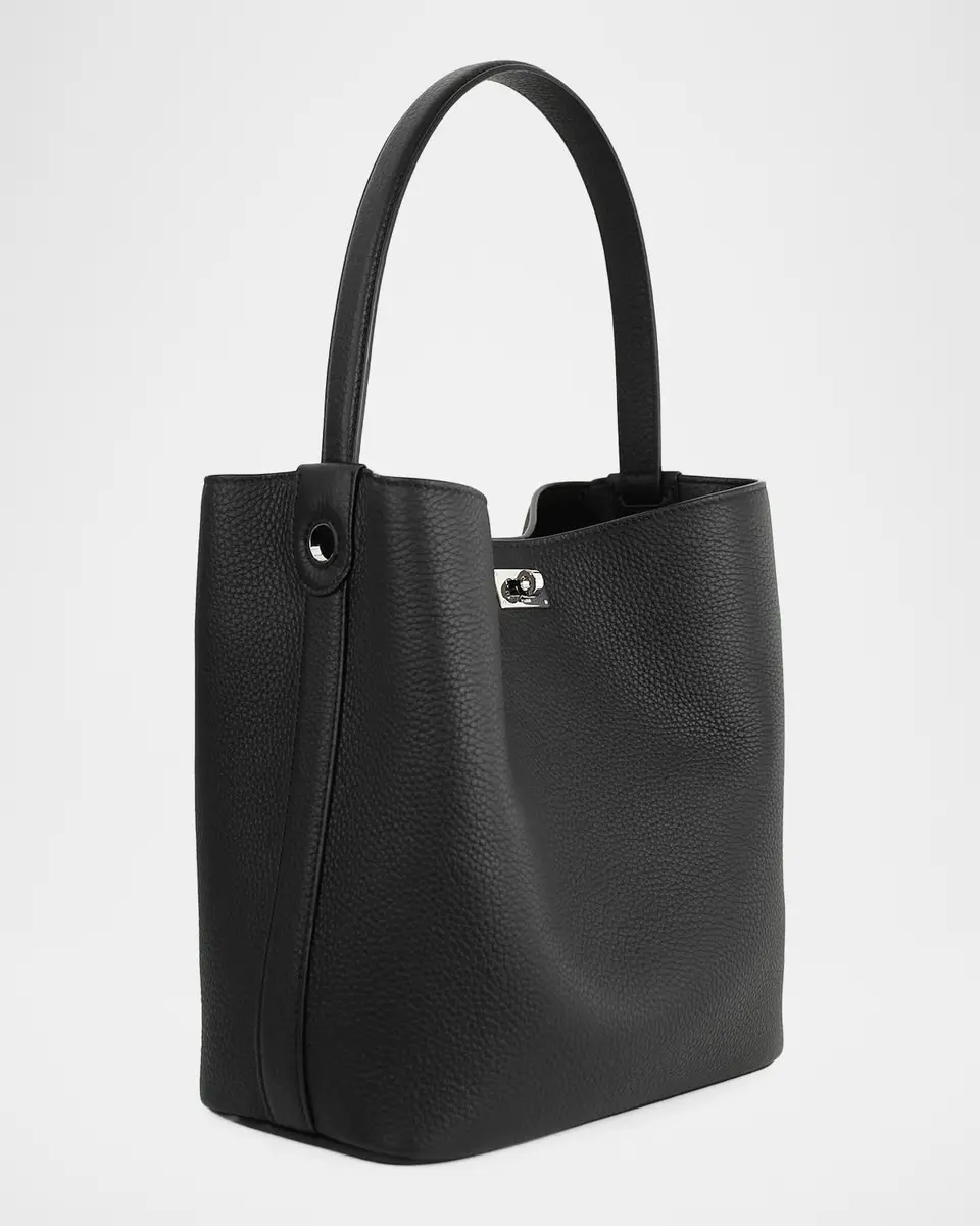 Michino Paris Odeon PM Grain Leather Bucket Bag | Thumbnail 2