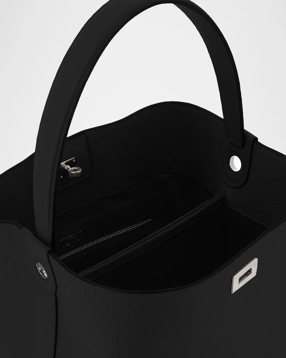 Michino Paris Odeon PM Grain Leather Bucket Bag | Thumbnail 4