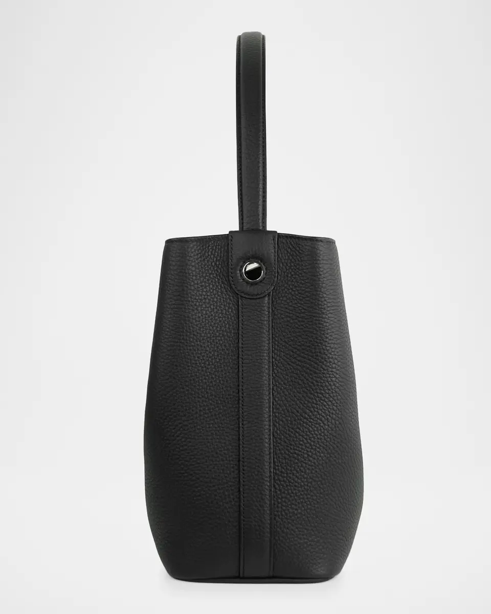 Michino Paris Odeon PM Grain Leather Bucket Bag | Thumbnail 5