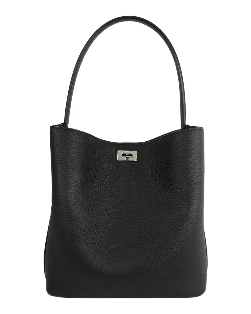 Michino Paris Odeon PM Grain Leather Bucket Bag | Image 1 Michino Paris Odeon PM Grain Leather Bucket Bag | Image 1