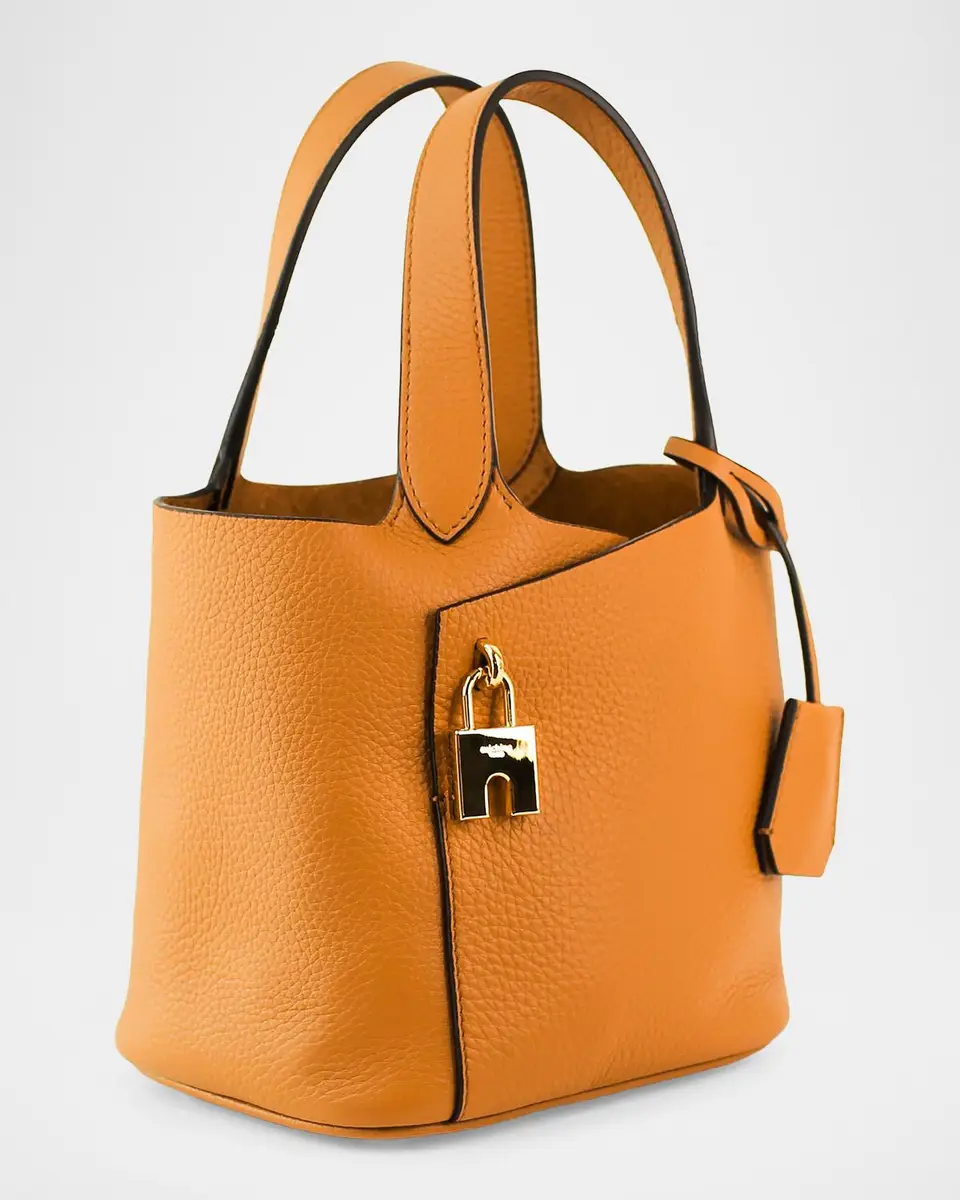 Michino Paris Etoile Mini Padlock-Embellished Leather Top-Handle Bag | Thumbnail 2
