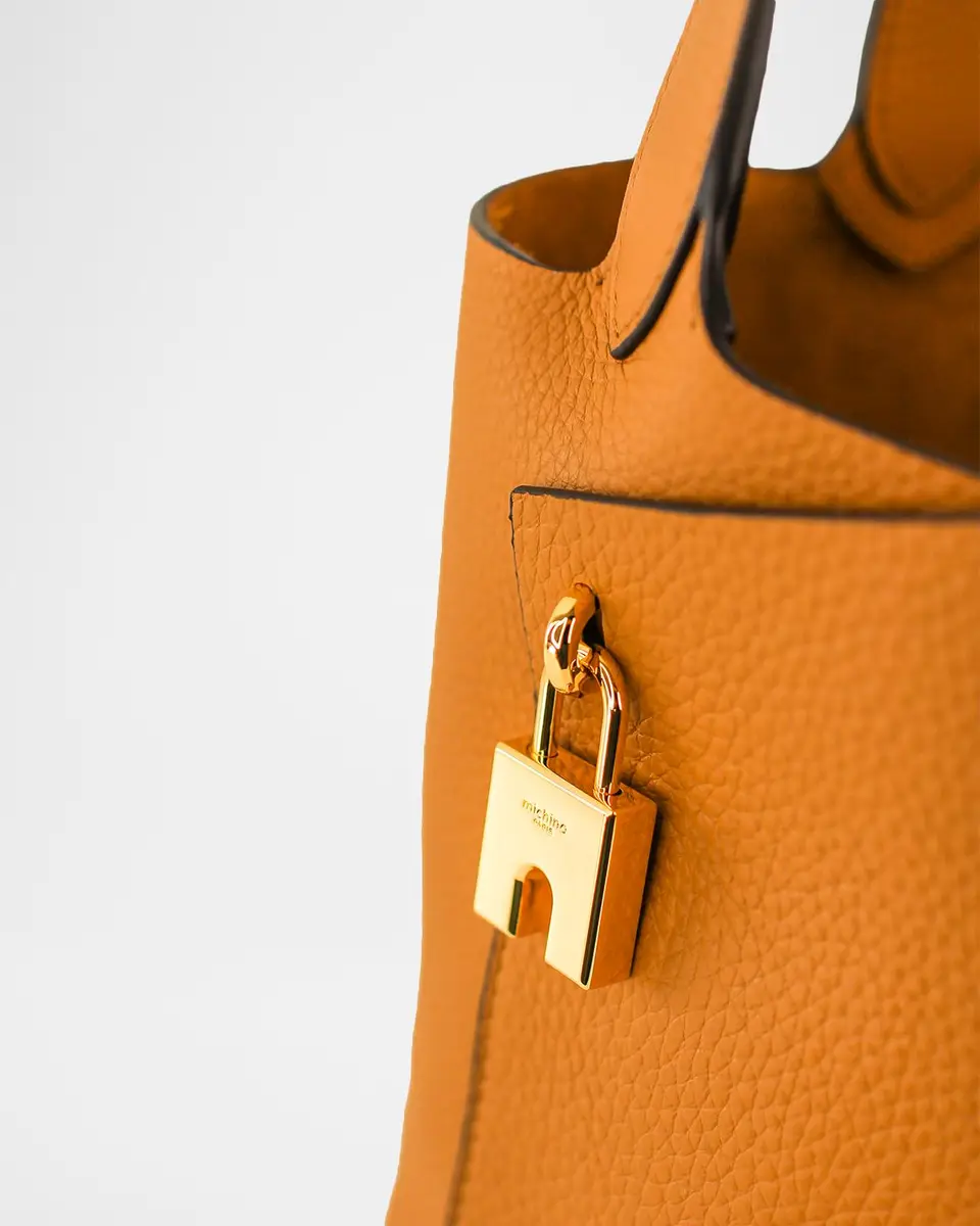 Michino Paris Etoile Mini Padlock-Embellished Leather Top-Handle Bag | Thumbnail 5