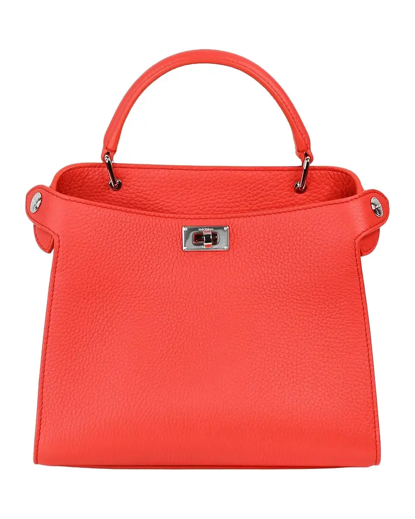 Michino Paris Lutece Mini Leather Top-Handle Bag | Image 1 Michino Paris Lutece Mini Leather Top-Handle Bag | Image 1