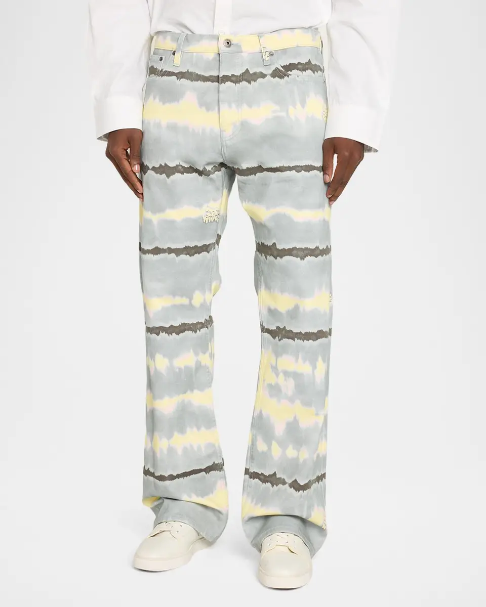 Off-White Men's Tie-Dye Straight Leg Jeans | Thumbnail 4 Off-White Men's Tie-Dye Straight Leg Jeans | Thumbnail 4