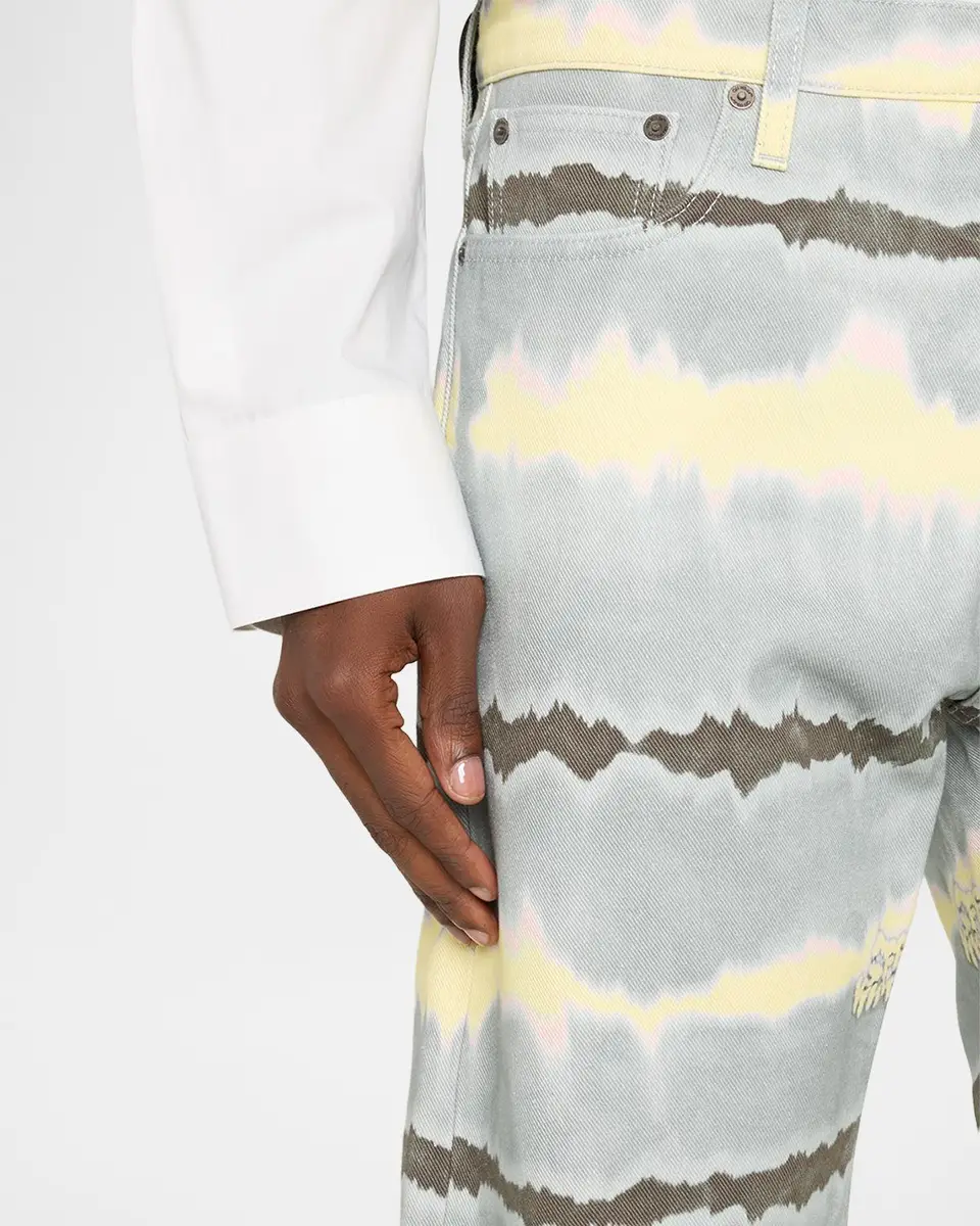 Off-White Men's Tie-Dye Straight Leg Jeans | Thumbnail 5 Off-White Men's Tie-Dye Straight Leg Jeans | Thumbnail 5