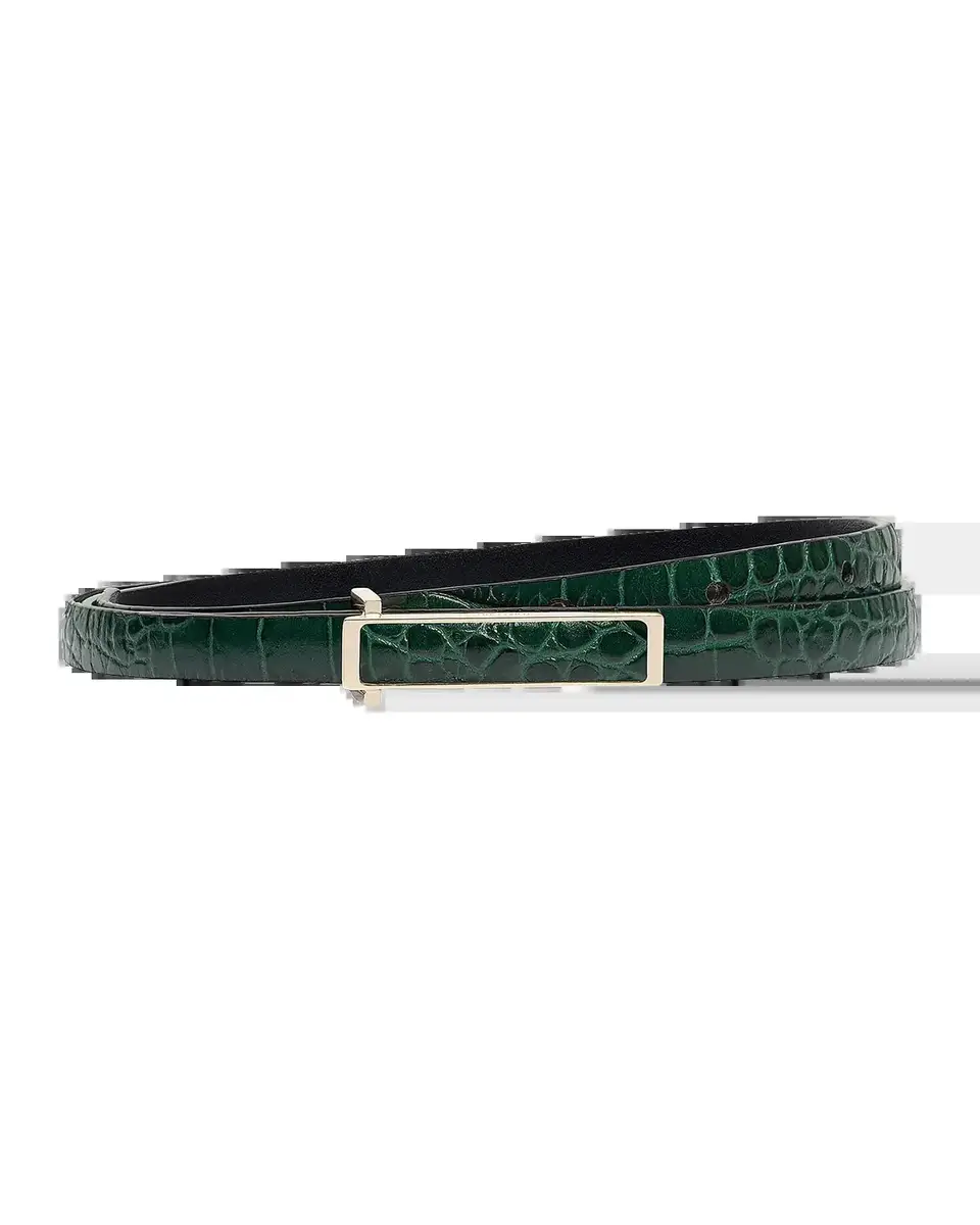 Tom Ford Croc-Embossed Leather Belt | Thumbnail 2