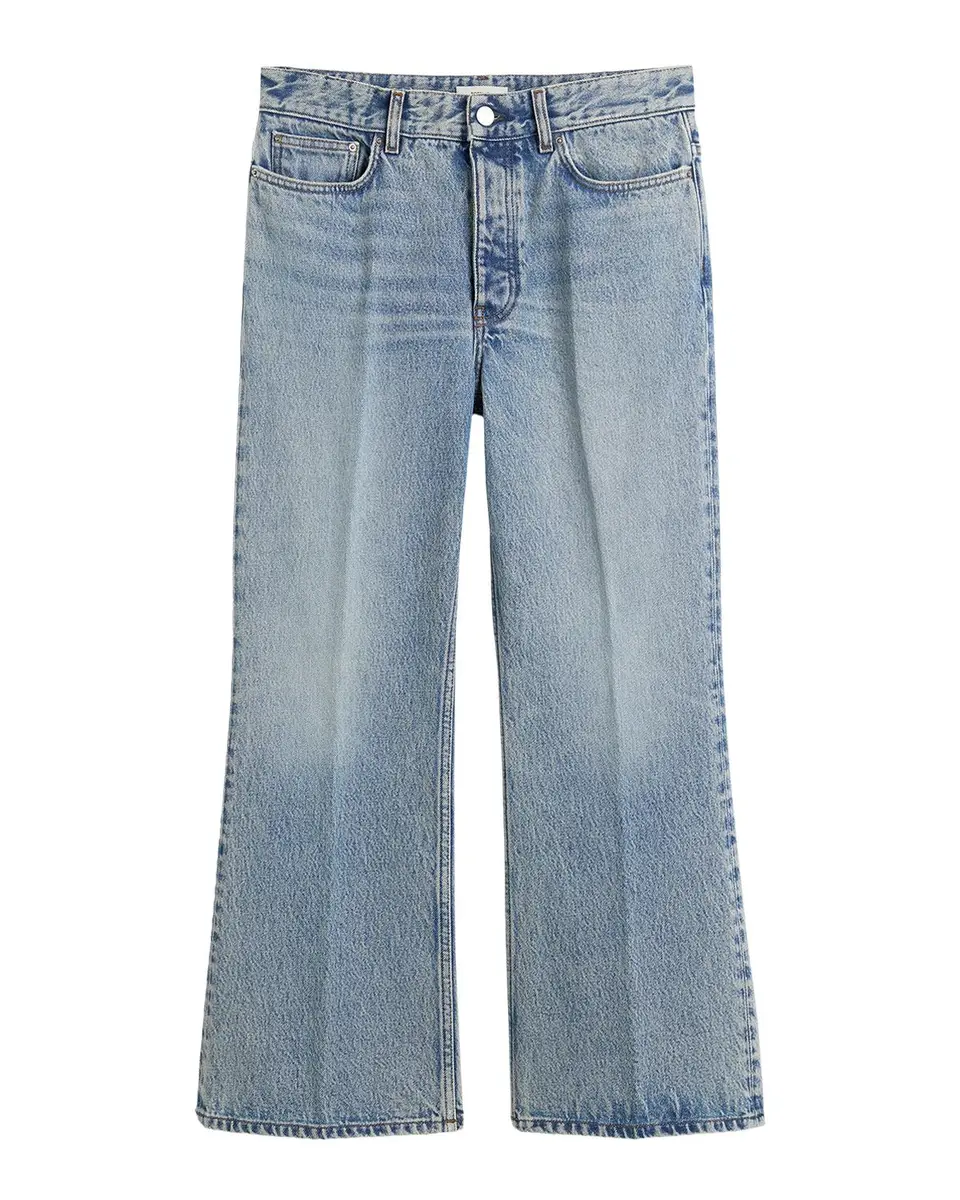 TOTEME Kickflare Crop Denim Jeans | Thumbnail 3 TOTEME Kickflare Crop Denim Jeans | Thumbnail 3