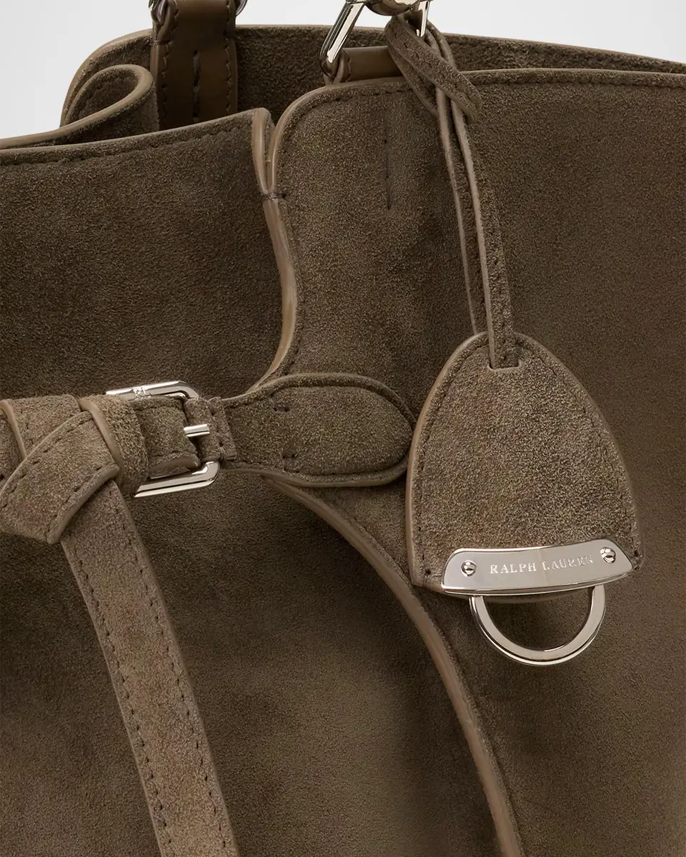 Ralph Lauren Collection The Ralph Calf-Suede Tote | Thumbnail 5 Ralph Lauren Collection The Ralph Calf-Suede Tote | Thumbnail 5