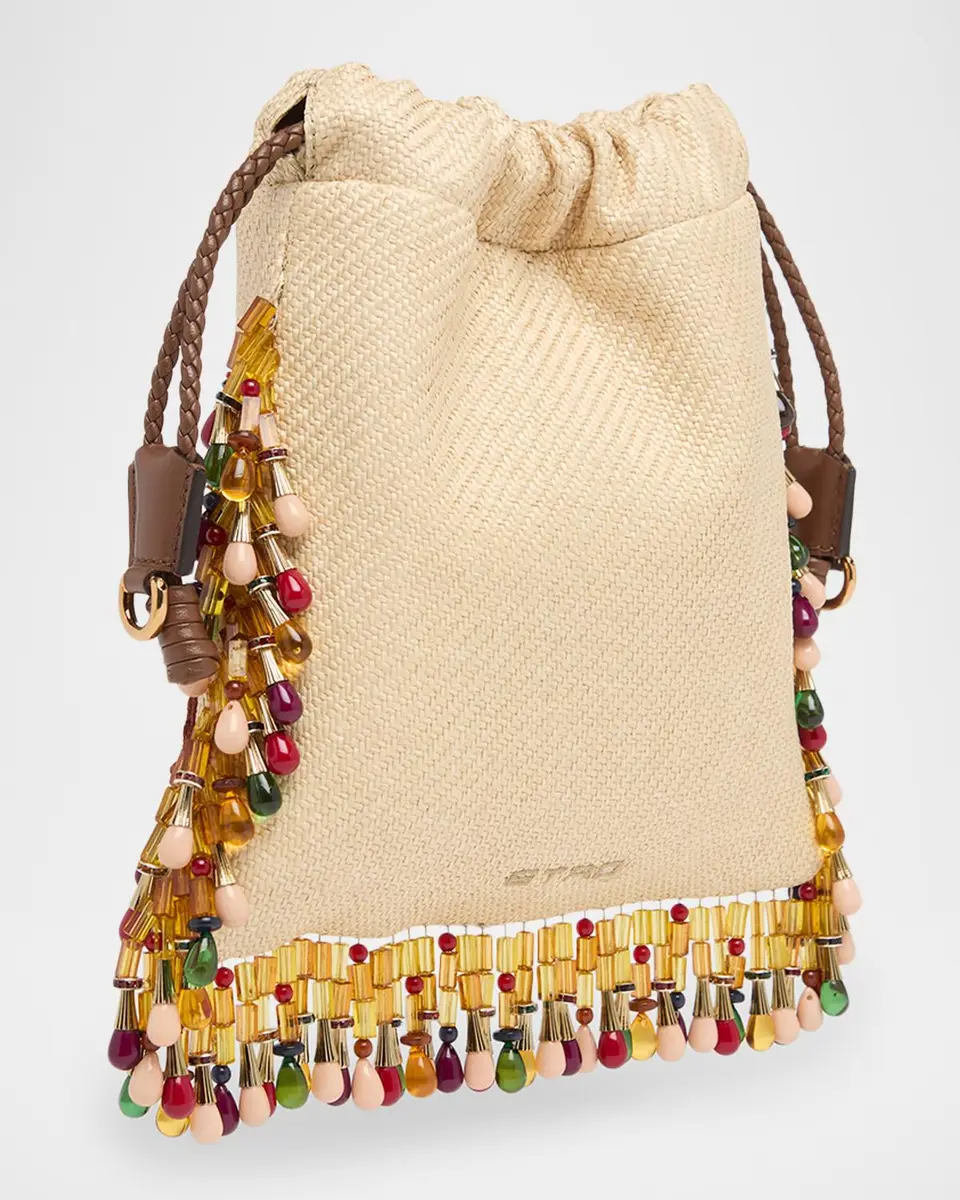 Etro x Tabby Booth Kalispera Embroidered Raffia Top-Handle Bag | Thumbnail 3 Etro x Tabby Booth Kalispera Embroidered Raffia Top-Handle Bag | Thumbnail 3