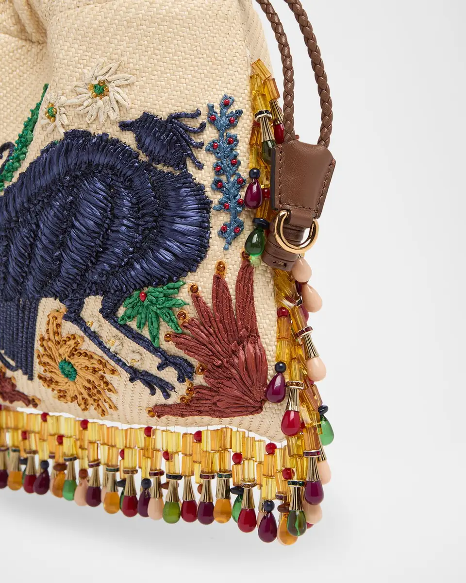 Etro x Tabby Booth Kalispera Embroidered Raffia Top-Handle Bag | Thumbnail 6 Etro x Tabby Booth Kalispera Embroidered Raffia Top-Handle Bag | Thumbnail 6