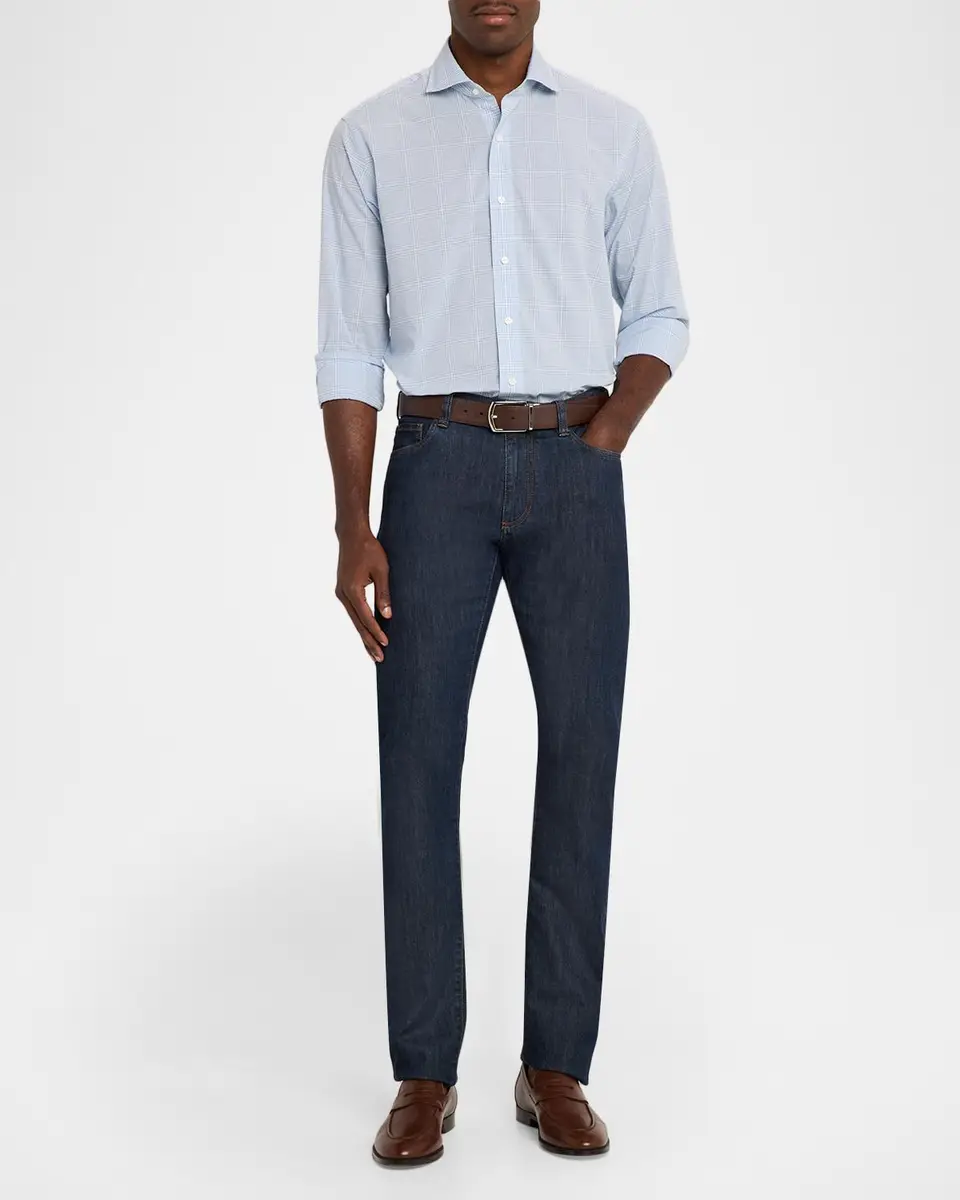 Peter Millar Men's Crown Crafted Cotton Plaid Button-Down Shirt | Thumbnail 2 Peter Millar Men's Crown Crafted Cotton Plaid Button-Down Shirt | Thumbnail 2