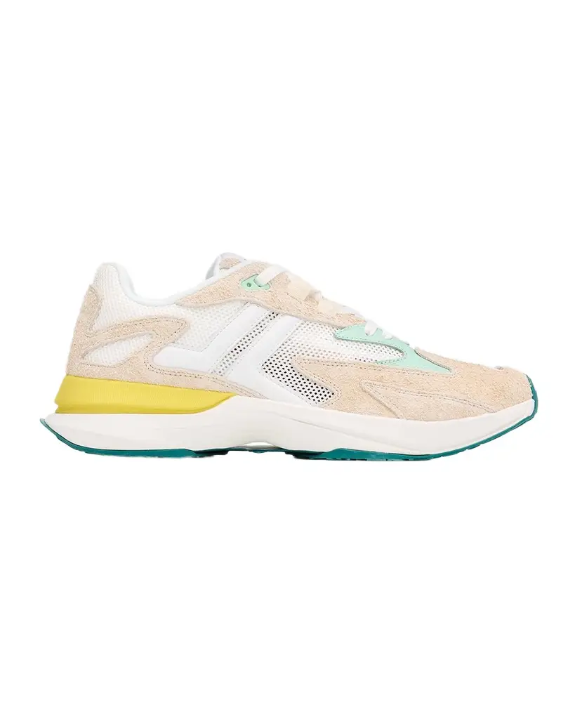 Lanvin Men's Jla Mesh and Leather Runner Sneakers | Image 1 Lanvin Men's Jla Mesh and Leather Runner Sneakers | Image 1