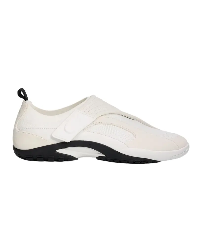 Lanvin Men's Mesh Knit and Leather Grip-Strap Sneakers | Image 1 Lanvin Men's Mesh Knit and Leather Grip-Strap Sneakers | Image 1