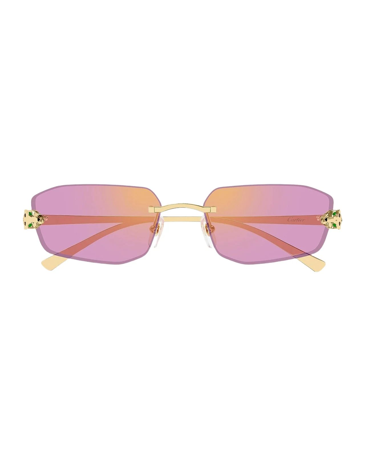 Cartier Panthère Classic 56MM Rimless Sunglasses