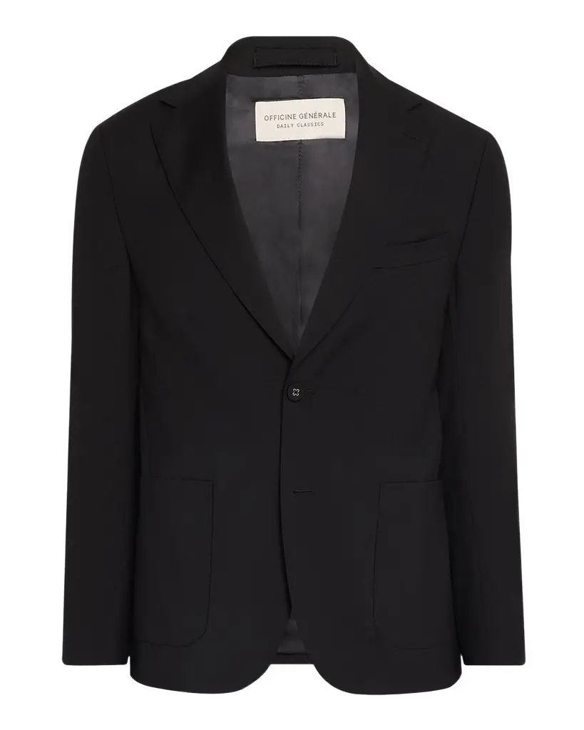 OFFICINE GÉNÉRALE Men's Arthus Wool Single-Breasted Sport Coat | Image 1 OFFICINE GÉNÉRALE Men's Arthus Wool Single-Breasted Sport Coat | Image 1