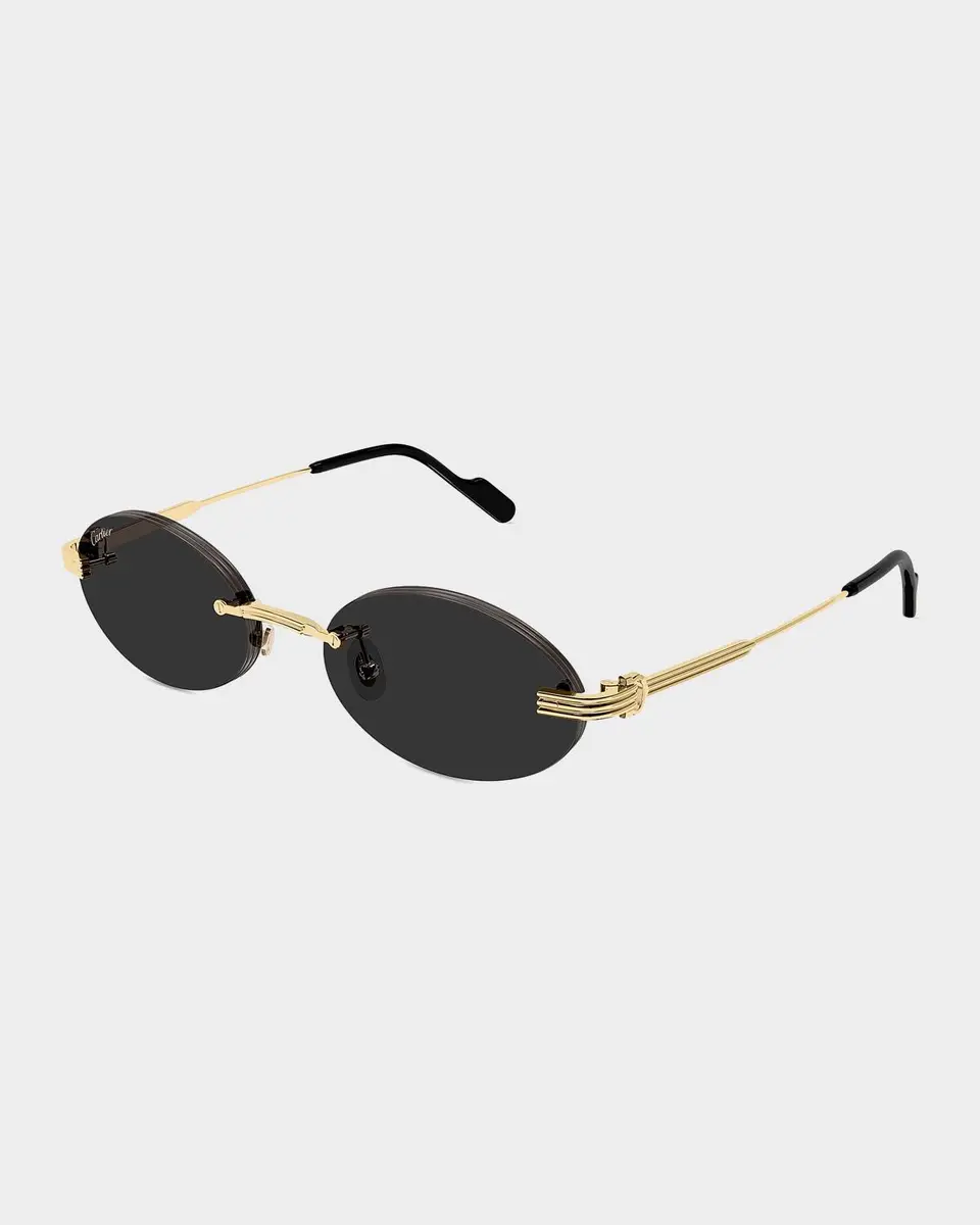 Cartier 53MM Oval Sunglasses | Thumbnail 2