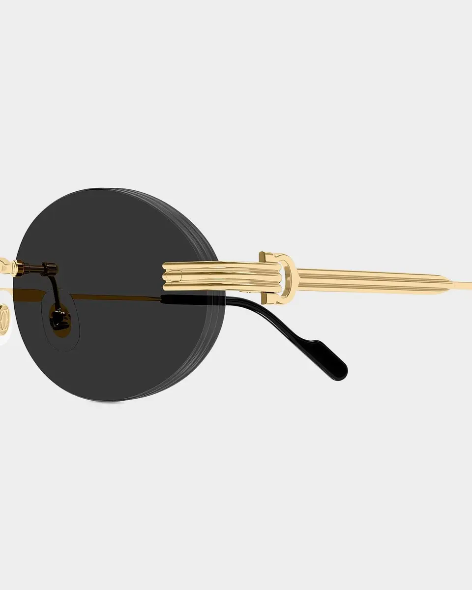 Cartier 53MM Oval Sunglasses | Thumbnail 3