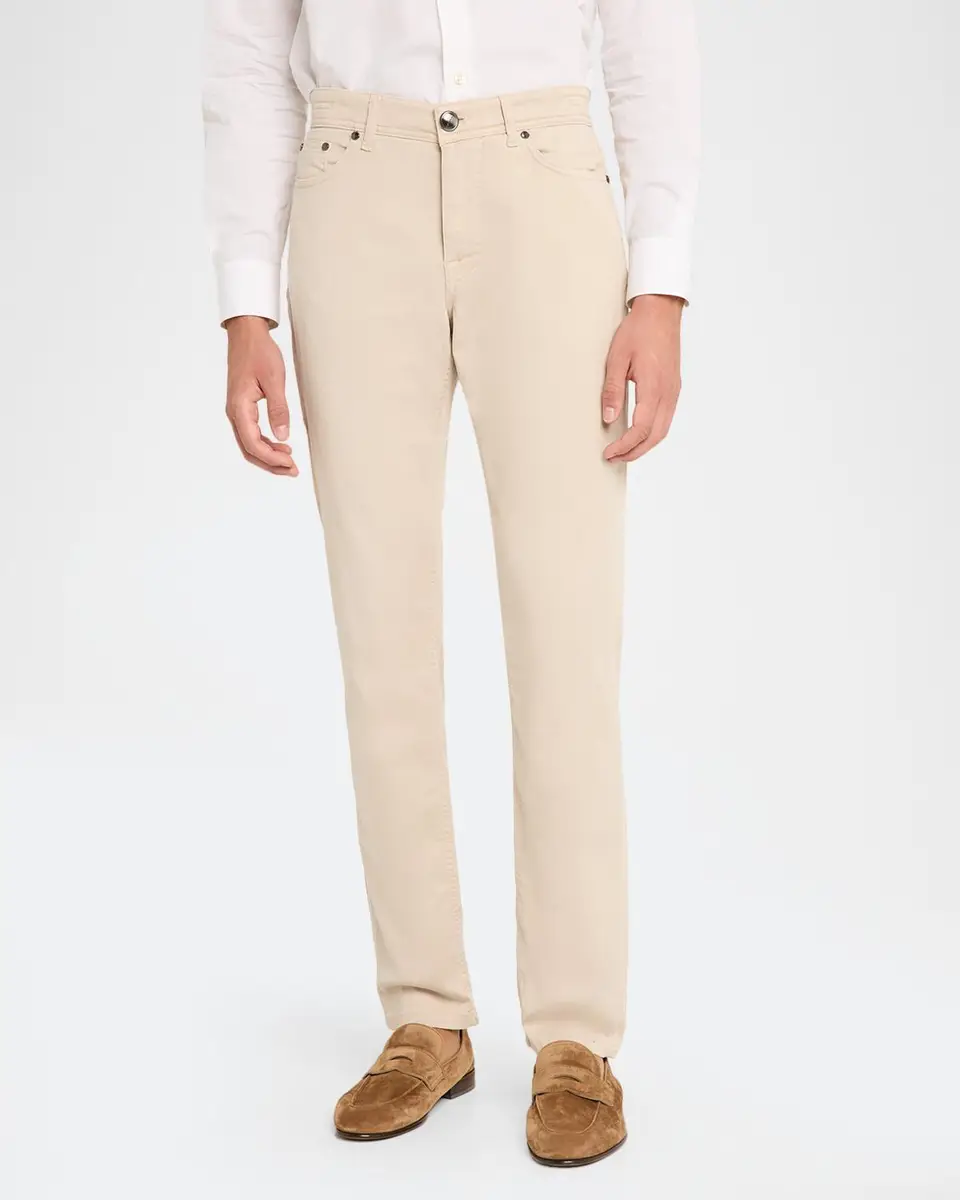 Sartorio Men's Cotton-Blend Slim-Leg Trousers | Thumbnail 4 Sartorio Men's Cotton-Blend Slim-Leg Trousers | Thumbnail 4