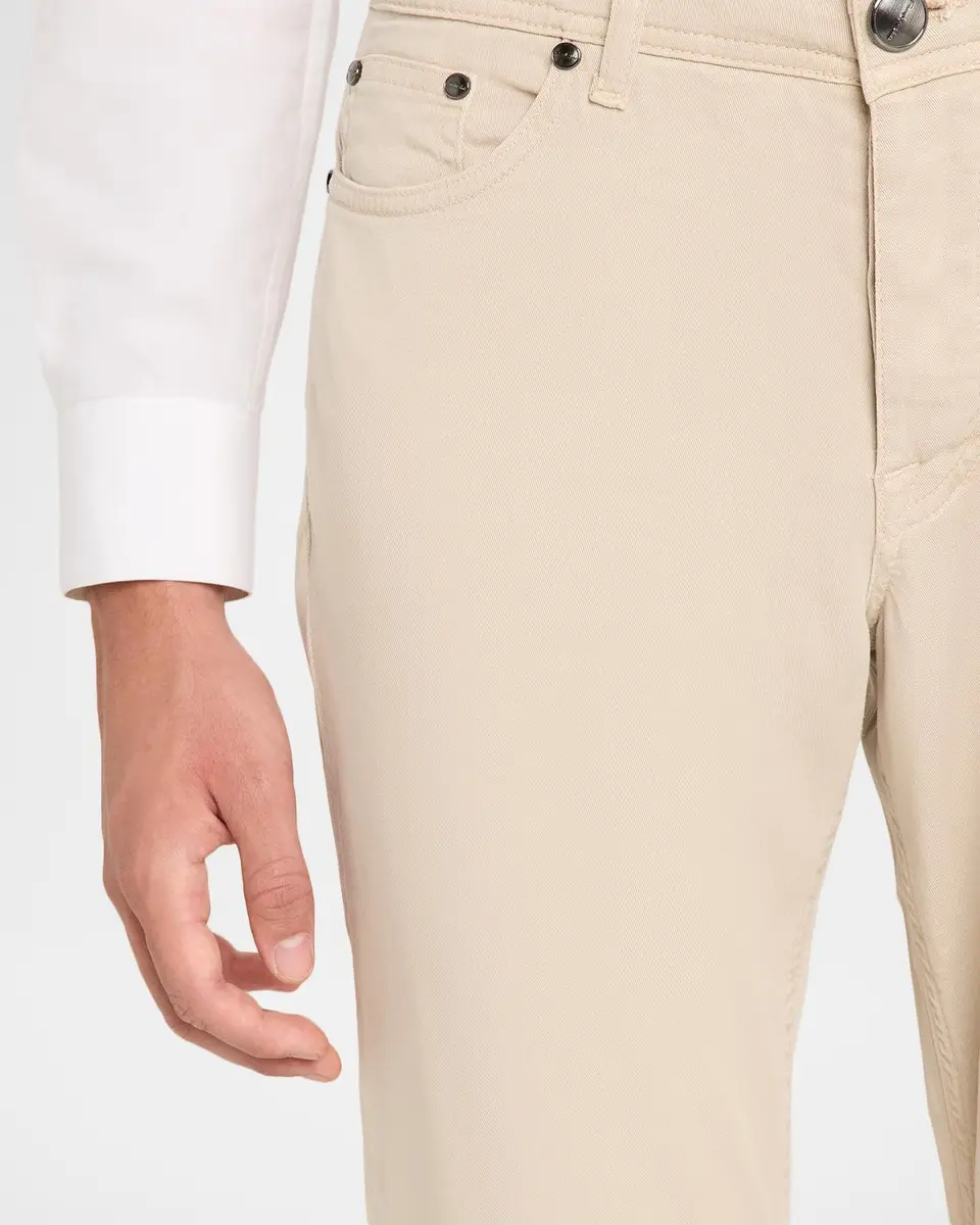 Sartorio Men's Cotton-Blend Slim-Leg Trousers | Thumbnail 5 Sartorio Men's Cotton-Blend Slim-Leg Trousers | Thumbnail 5