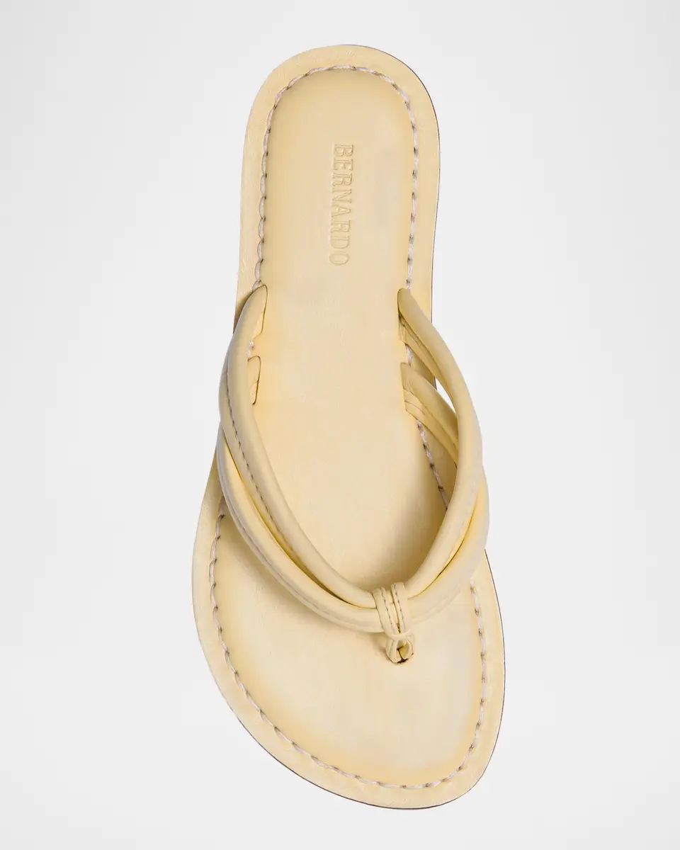 Bernardo Miami Leather Slide Sandals | Thumbnail 3 Bernardo Miami Leather Slide Sandals | Thumbnail 3