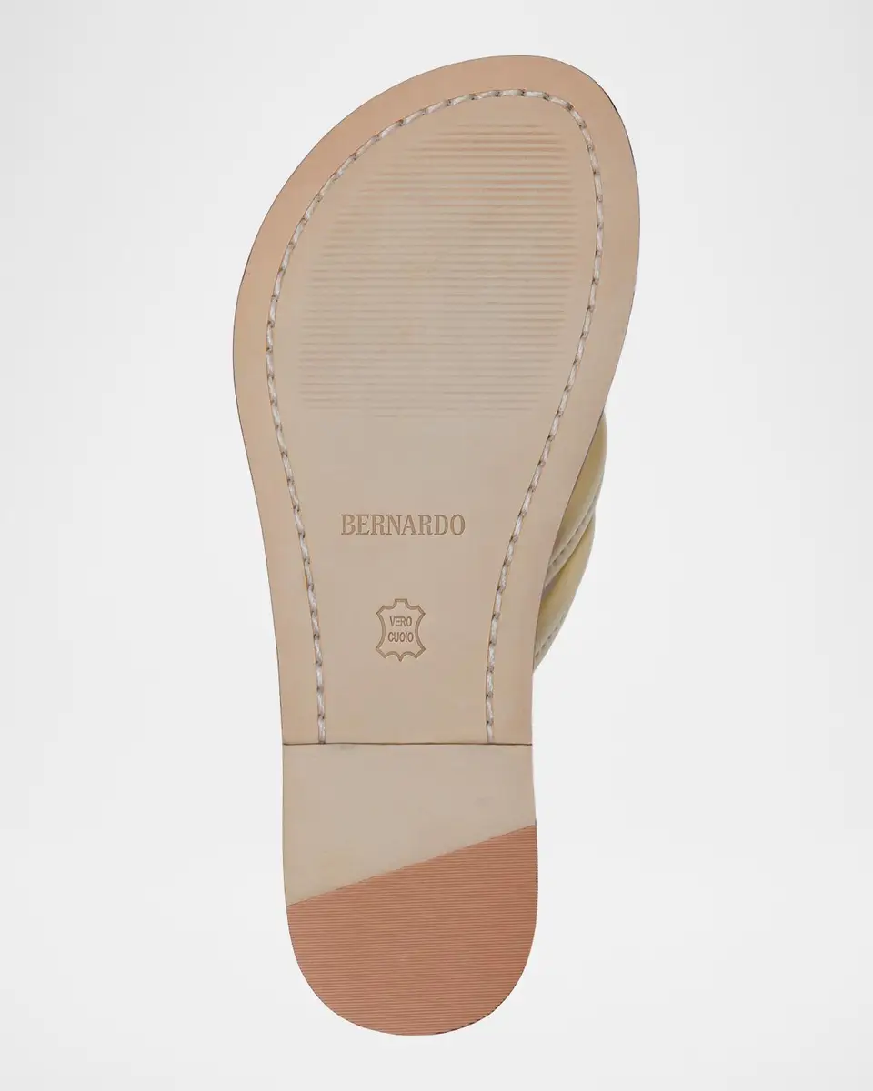 Bernardo Miami Leather Slide Sandals | Thumbnail 4 Bernardo Miami Leather Slide Sandals | Thumbnail 4
