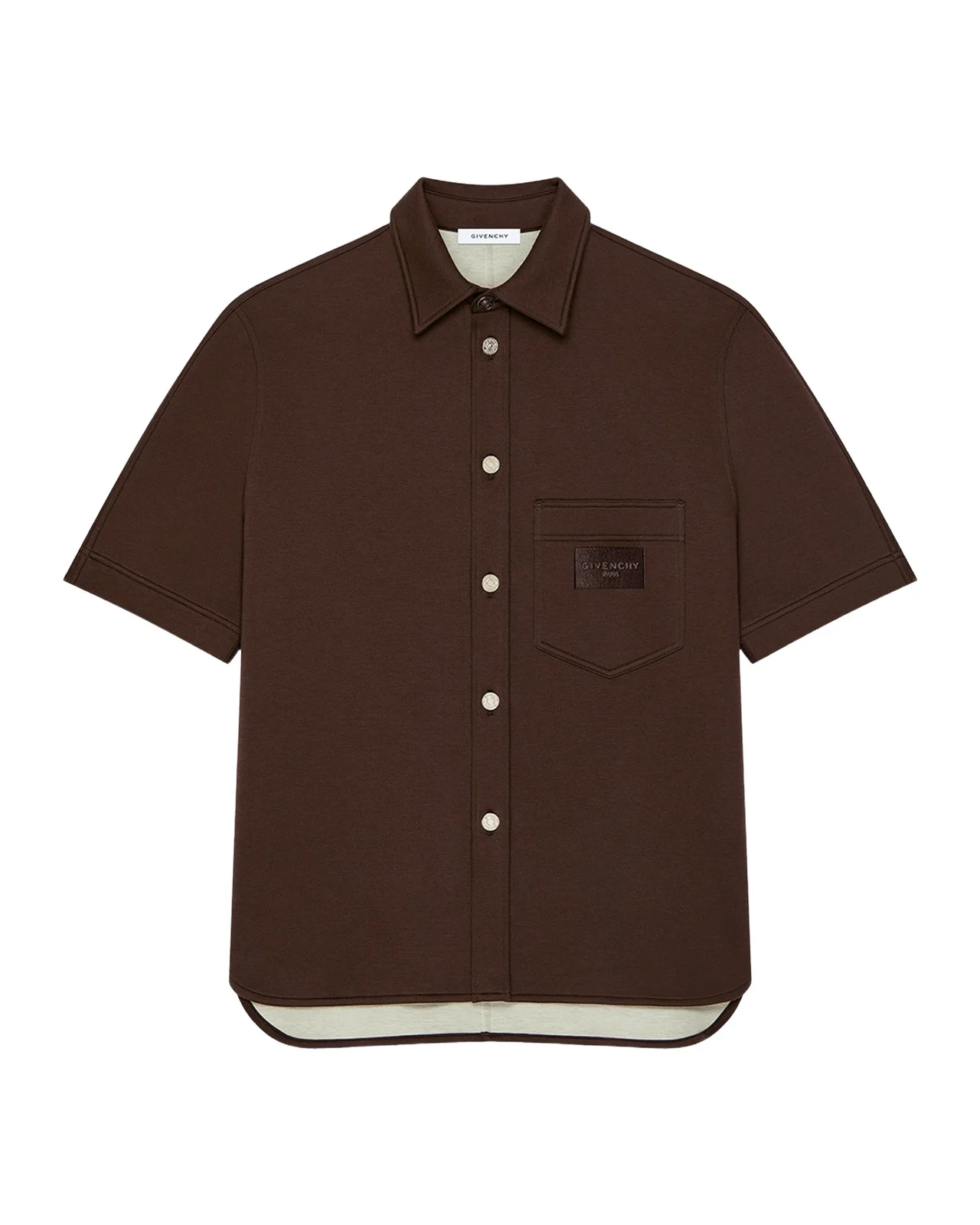 Givenchy Men's Pocket-Label Cotton Short-Sleeve Shirt