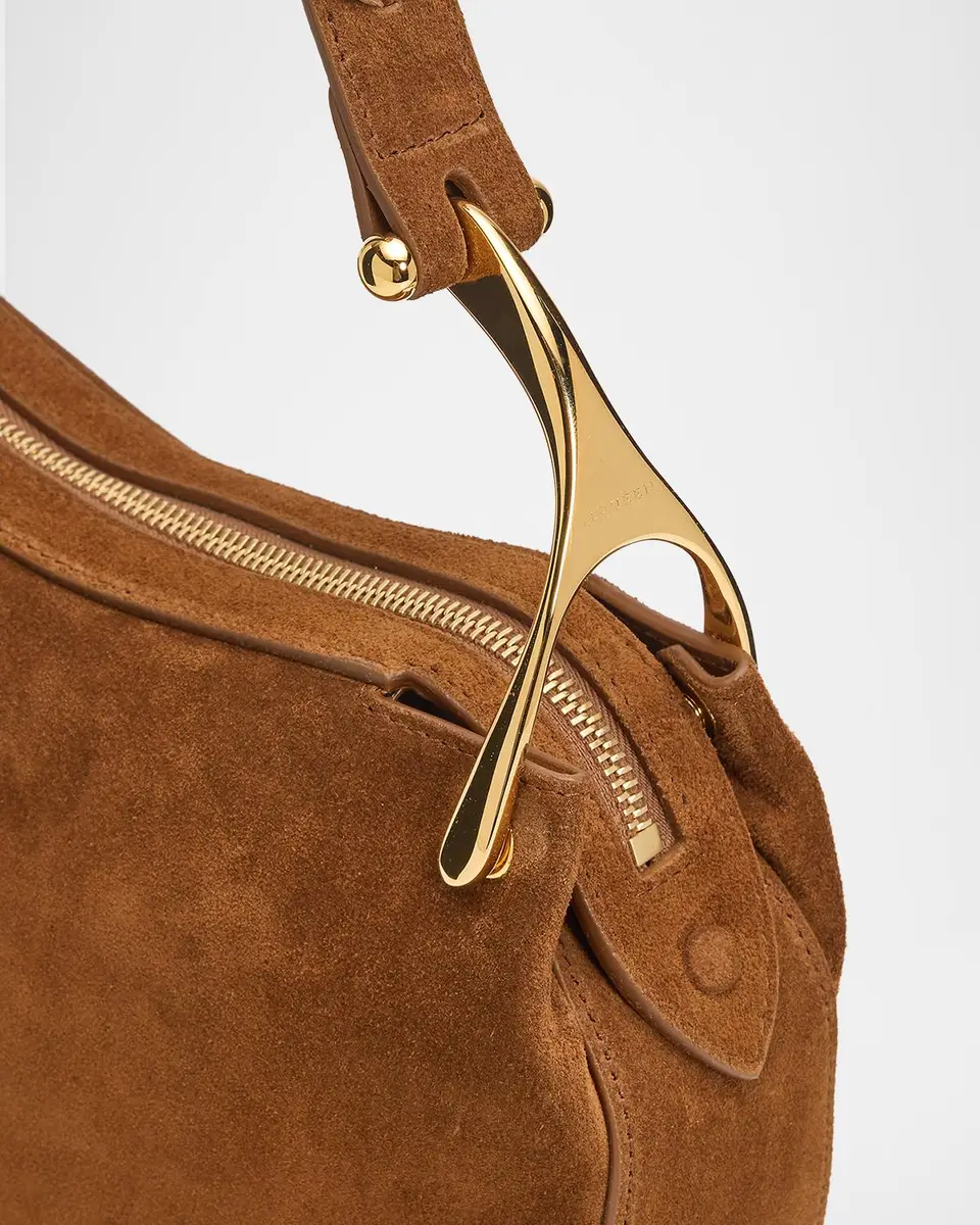 Alexander McQueen Wishbone Suede Top-Handle Bag | Thumbnail 6 Alexander McQueen Wishbone Suede Top-Handle Bag | Thumbnail 6