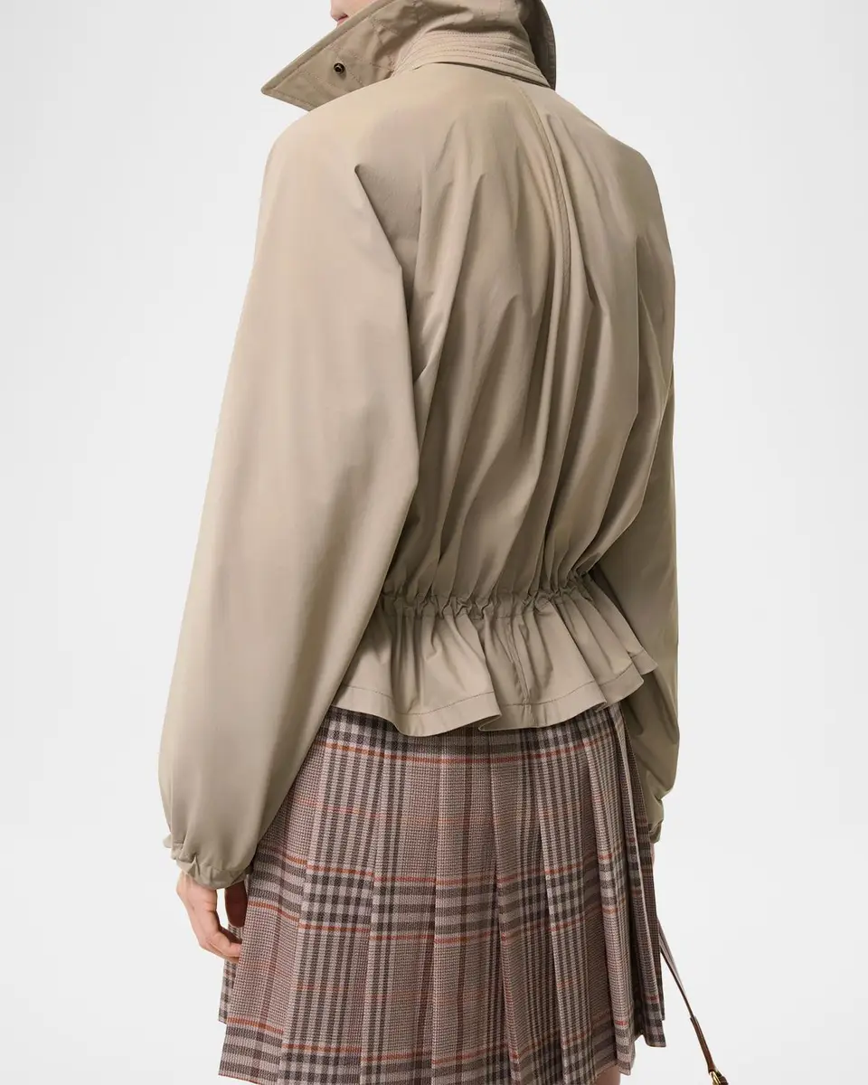 Burberry Rosewin Stretch-Nylon Double-Breasted Jacket | Thumbnail 2