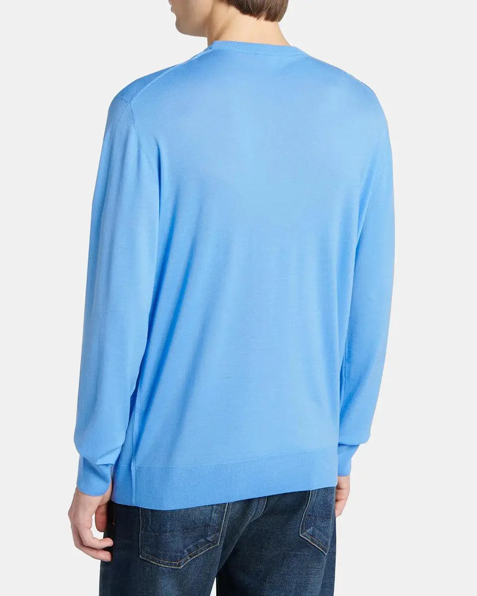 Tom Ford Men's Fine Merino Wool Crewneck Sweater | Thumbnail 3 Tom Ford Men's Fine Merino Wool Crewneck Sweater | Thumbnail 3