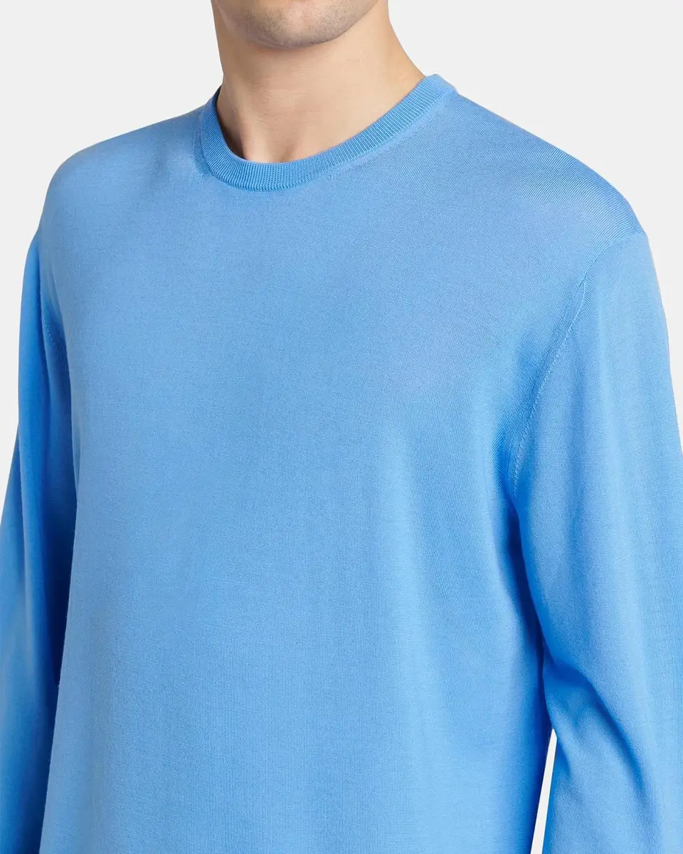 Tom Ford Men's Fine Merino Wool Crewneck Sweater | Thumbnail 5 Tom Ford Men's Fine Merino Wool Crewneck Sweater | Thumbnail 5