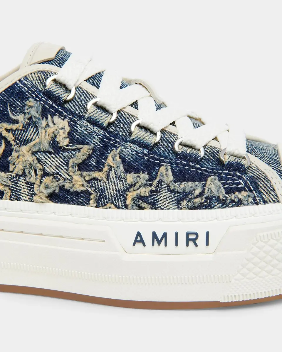 AMIRI Court Denim Low-Top Sneakers | Thumbnail 3