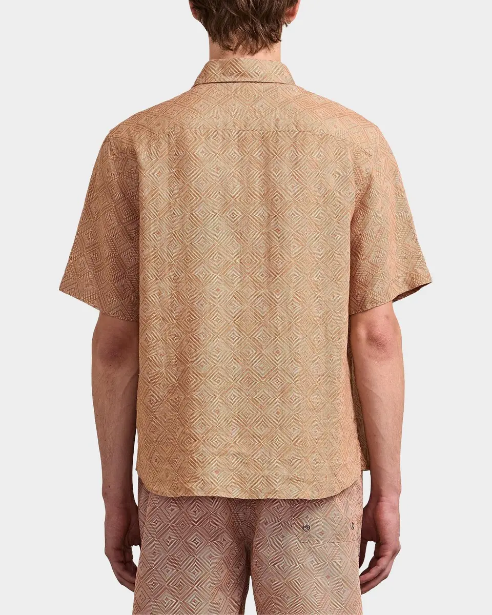 Frescobol Carioca Men's Castro Angra Madeira-Print Linen Button-Front Shirt | Thumbnail 3 Frescobol Carioca Men's Castro Angra Madeira-Print Linen Button-Front Shirt | Thumbnail 3