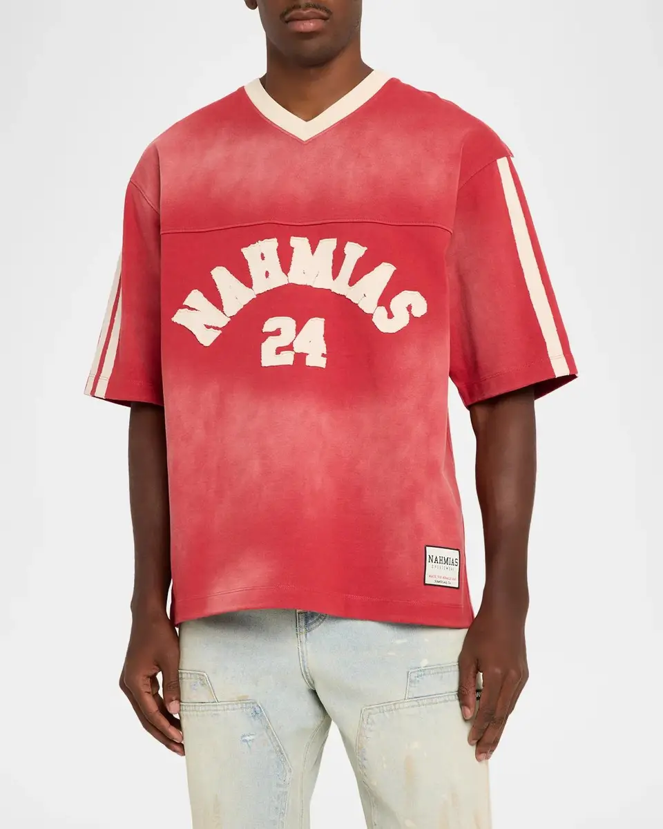 Nahmias Men's Campus Cotton Jersey T-Shirt | Thumbnail 4