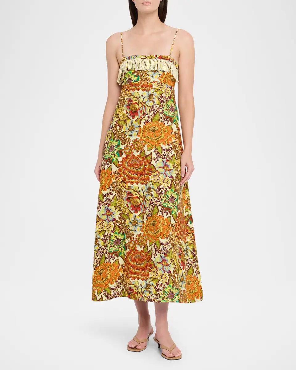 ALÉMAIS Lana Square-Neck Day Dress | Thumbnail 2